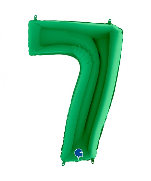 PALLONE MYLAR MEGA N. 7 VERDE 102CM - L'Officina delle feste 2