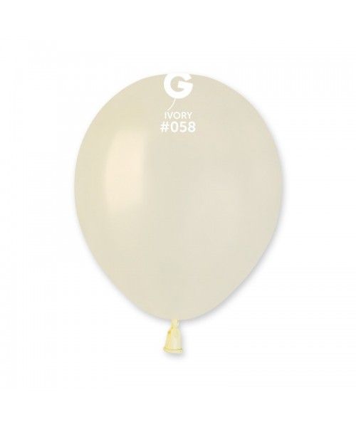 PALLONI LATTECE 5" PZ.100 IVORY PERL - L'Officina delle feste