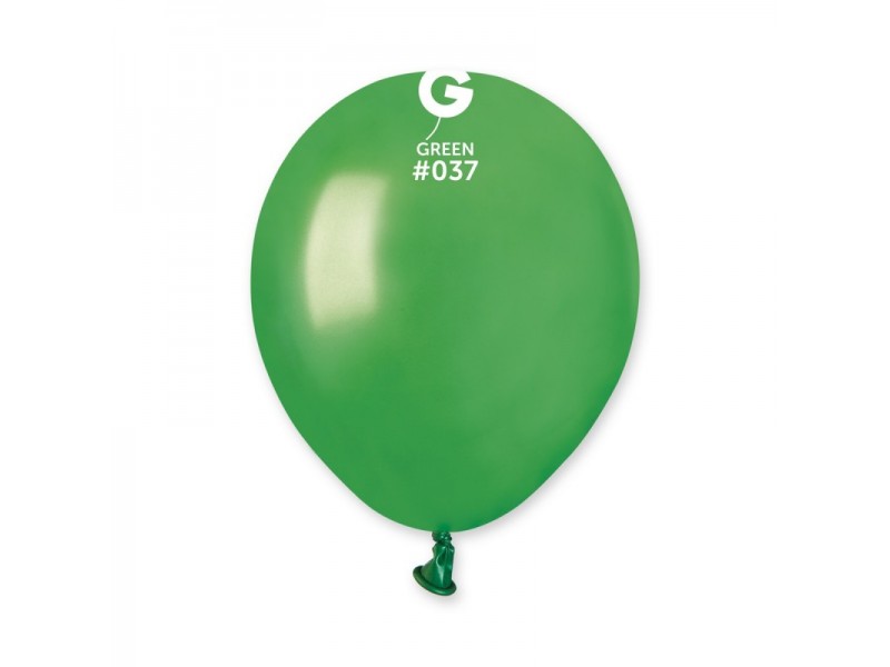 PALLONI LATTECE 5" PZ.100 VERDE PERL - L'Officina delle feste