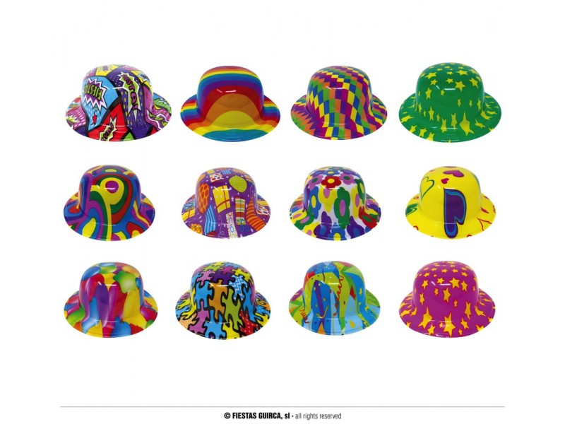 BOMBETTA COLORATA PLASTICA 1PZ - L'Officina delle feste