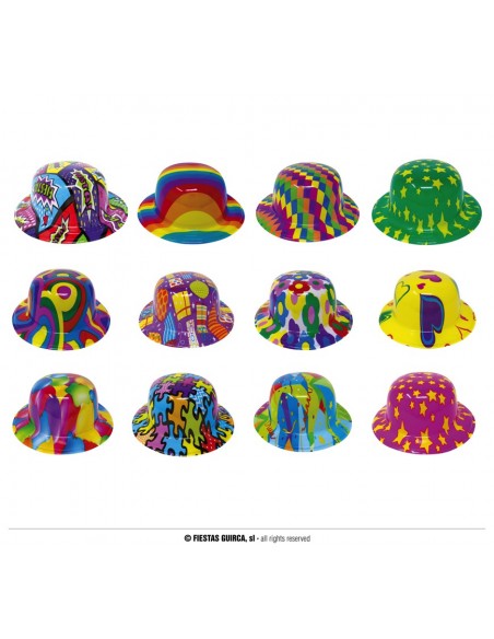 BOMBETTA COLORATA PLASTICA 1PZ - L'Officina delle feste