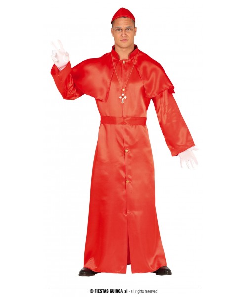 COSTUME CARDINALE ADULTO TG. L 50-52 - L'Officina delle feste