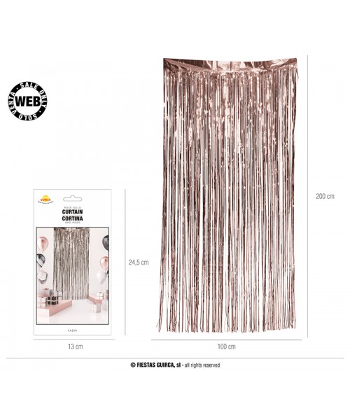 TENDA FILI ROSE GOLD 1X2MT - L'Officina delle feste