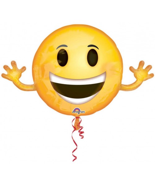 PALLONE MYLAR EMOTICON 58X99CM - L'Officina delle feste