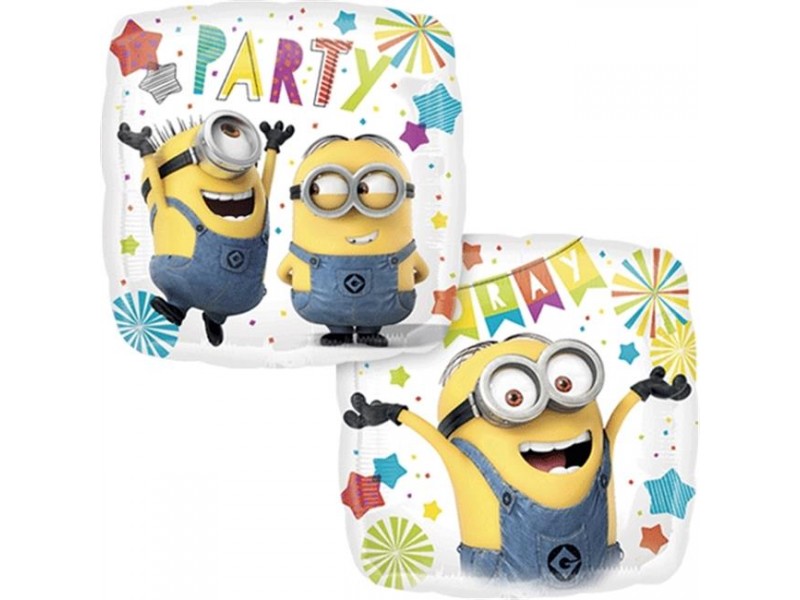 PALLONE MYLAR 18" DESPICABLE ME PARTY 45CM - L'Officina delle