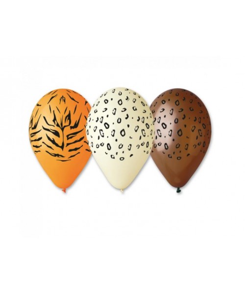 PALLONE LATTICE 12" 30CM SAFARI ASSORTITO 50PZ - L'Officina