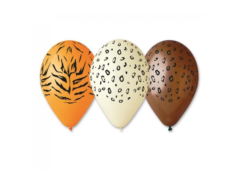 PALLONE LATTICE 12" 30CM SAFARI ASSORTITO 50PZ - L'Officina