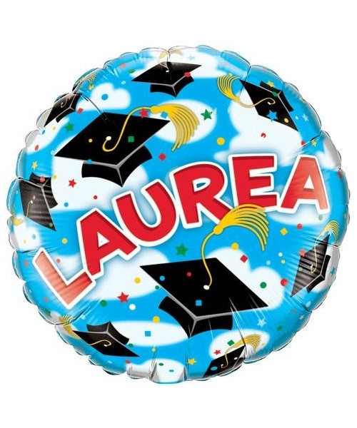PALLONE MYLAR 18" QUALATEX LAUREA 45CM - L'Officina delle feste