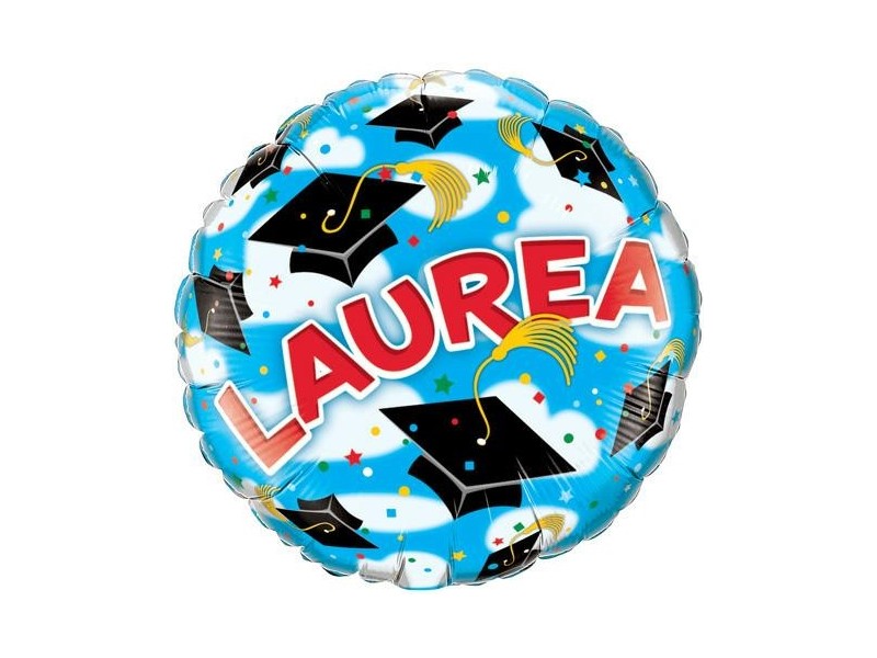 PALLONE MYLAR 18" QUALATEX LAUREA 45CM - L'Officina delle feste