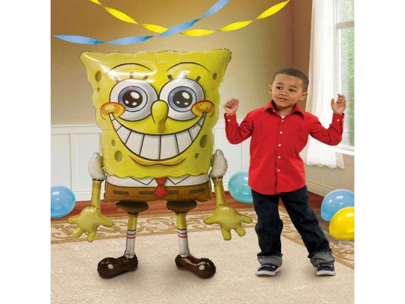 PALLONE AIRWALKER SPONGEBOB H. 117CM - L'Officina delle feste