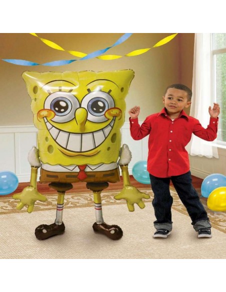 PALLONE AIRWALKER SPONGEBOB H. 117CM - L'Officina delle feste