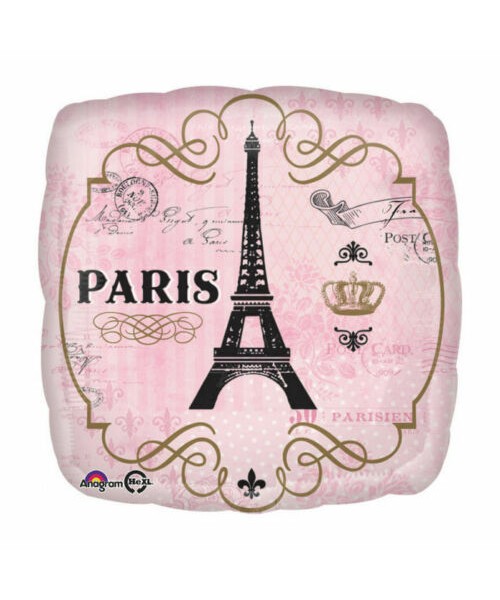 PALLONE MYLAR 18" A DAY IN PARIS 45CM - L'Officina delle feste