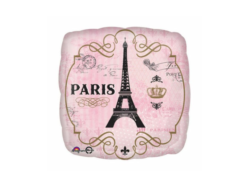 PALLONE MYLAR 18" A DAY IN PARIS 45CM - L'Officina delle feste