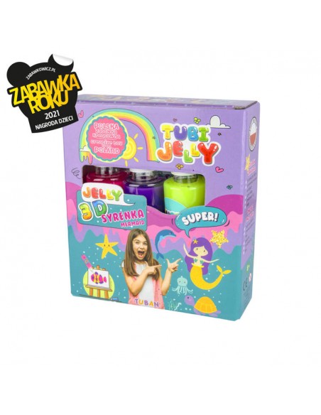 TUBI JELLY SET 3 COLORI MERMAID SIRENA - L'Officina delle feste TUBI JELLY SET 3 COLORI MERMAID SIRENA - L'Officina delle feste
