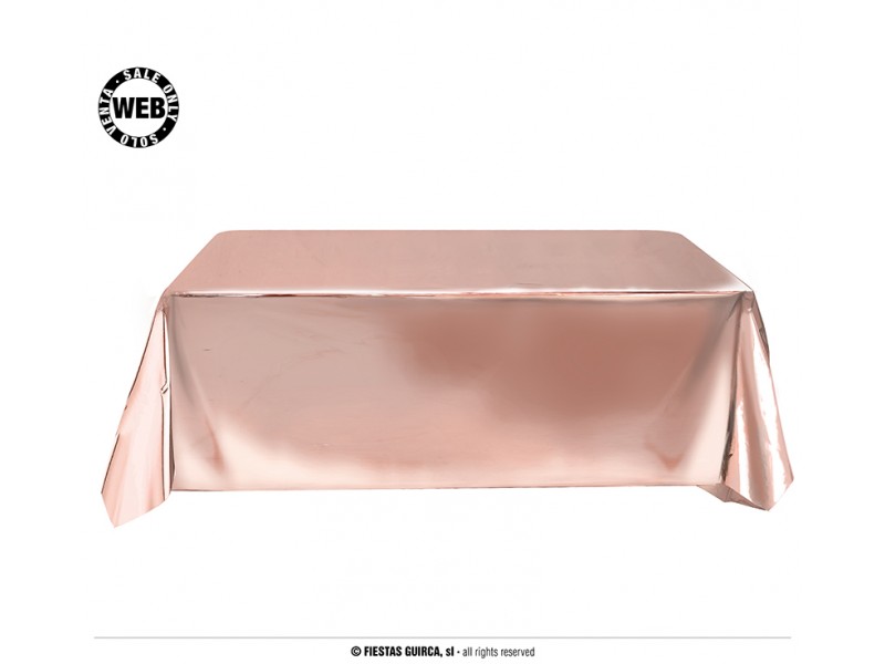 TOVAGLIA PLASTICA ROSA GOLD LUCIDA 1,37X2,74 MT - L'Officina