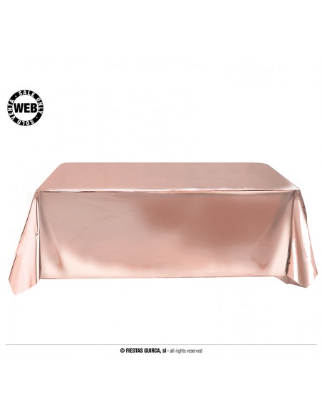 TOVAGLIA PLASTICA ROSA GOLD LUCIDA 1,37X2,74 MT - L'Officina