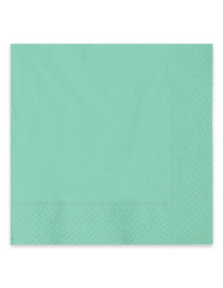 40 TOVAGLIOLI 33X33 ECOLOR 2 VELI ACQUA MARINA - L'Officina 40 TOVAGLIOLI 33X33 ECOLOR 2 VELI ACQUA MARINA - L'Officina