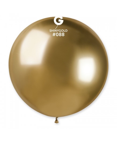 PALLONE LATTICE 80CM 31" SHINY ORO 1PZ - L'Officina delle feste