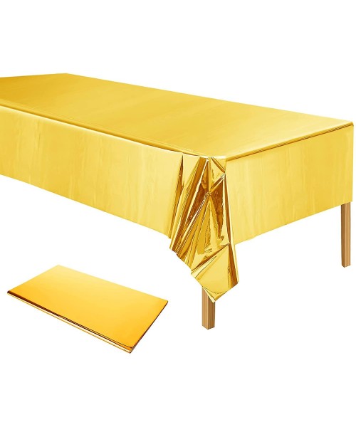 TOVAGLIA PLASTICA ORO LUCIDA 1,37X2,74 - L'Officina delle feste