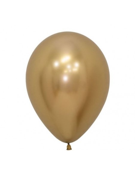 PALLONE LATTICE 12" REFLEX ORO PZ.50 - L'Officina delle feste