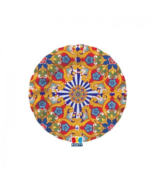 8 PIATTI CM.20 SICILIA - L'Officina delle feste