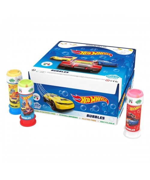 BOLLE DI SAPONE HOT WHEELS 36PZ - L'Officina delle feste