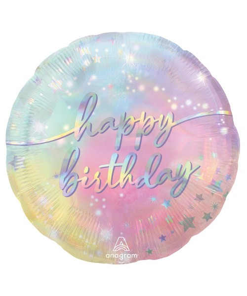 PALLONE MYLAR 18" HAPPY BIRTHDAY SFUMATO 45CM - L'Officina