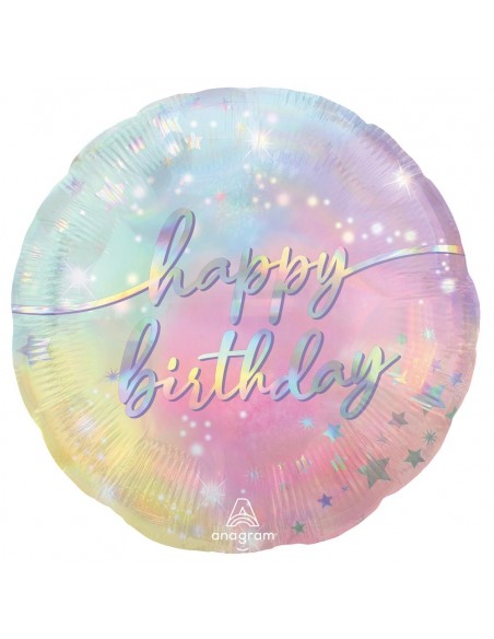 PALLONE MYLAR 18" HAPPY BIRTHDAY SFUMATO 45CM - L'Officina