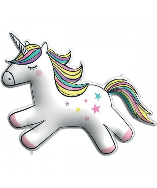 PALLONE MYLAR 37" SAGOMA UNICORNO 95CM - L'Officina delle feste