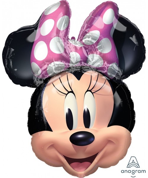 PALLONE MYLAR MINNIE TESTA NEW 63X55 - L'Officina delle feste