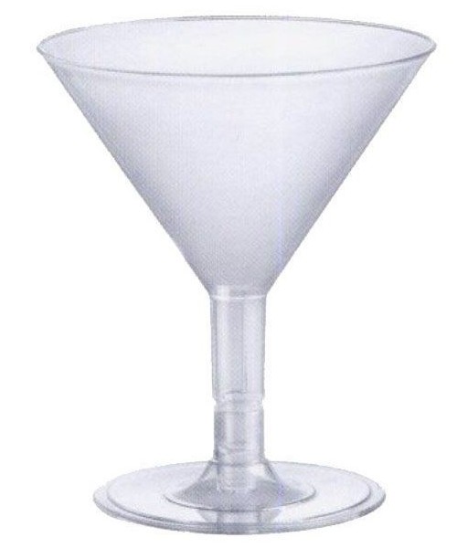 BICCHIERE PLASTICA CHAMPAGNE 20PZ TRASPARENTI - L'Officina