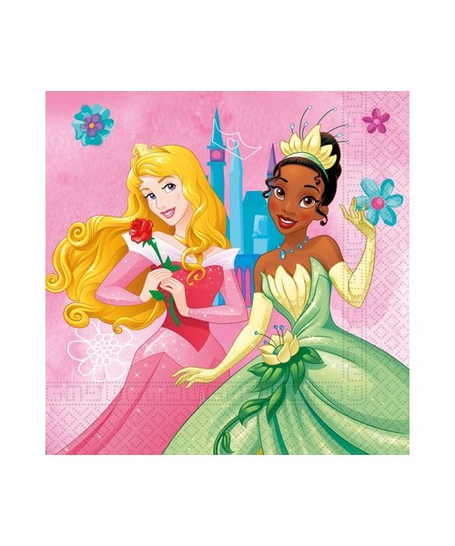 TOVAGLIOLO 33X33 PRINCIPESSE LOVE YOUR STORY 20PZ - L'Officina