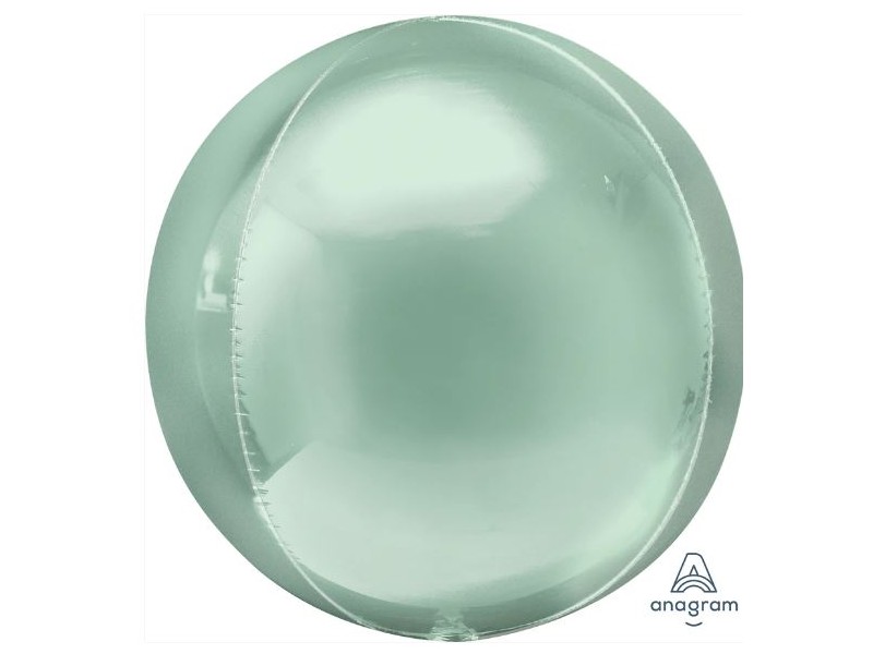 PALLONE MYLAR ORBZ VERDE MENTA38X40CM - L'Officina delle feste