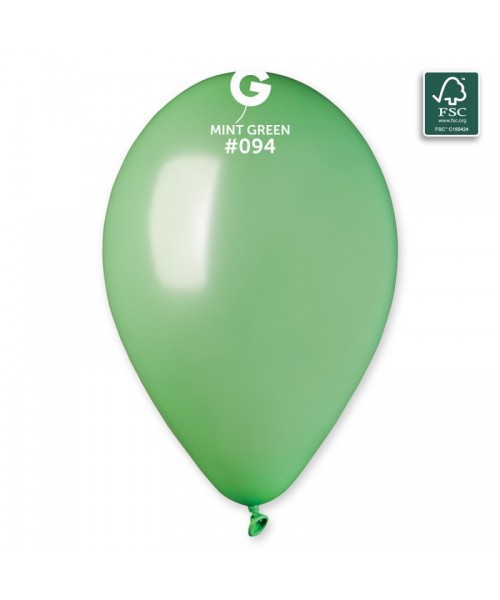 PALLONI LATTICE 11" VERDE MENTA PERLATO 100PZ - L'Officina