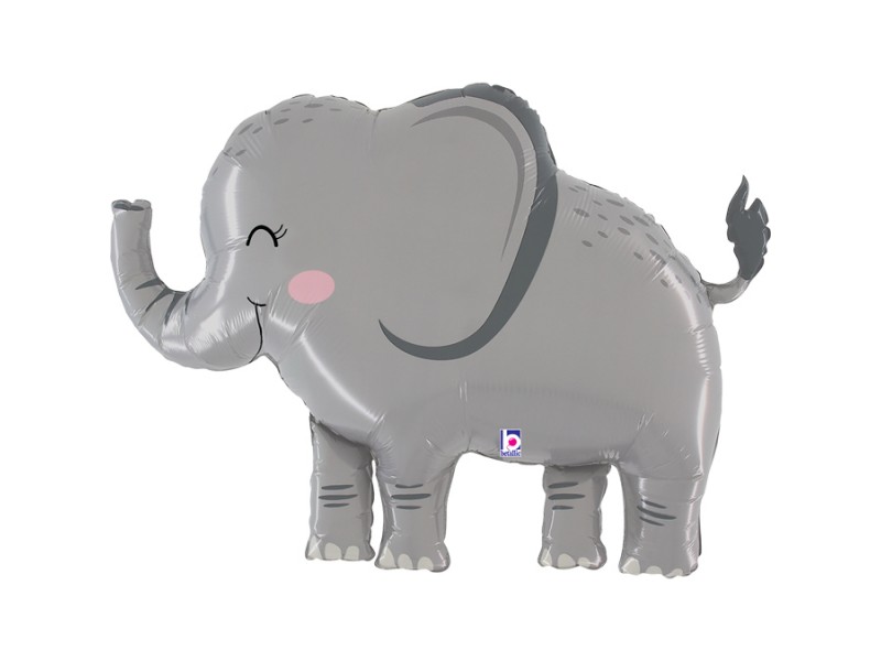 PALLONE MYLAR 40" ELEFANTE CM.80X64 - L'Officina delle feste