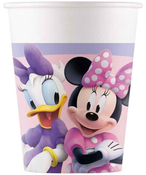 BICCHIERE CARTA 200ML MINNIE JUNIOR 8 pz - L'Officina delle
