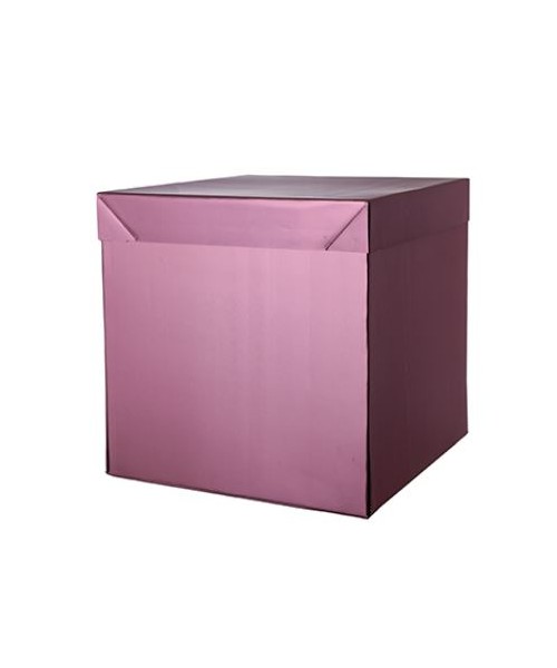 SCATOLA BOX SURPRICE CM. 50X50X65 ROSE GOLD LUCIDO - L'Officina