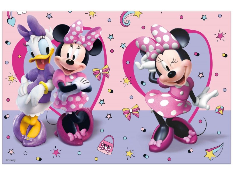 TOVAGLIA PLASTICA 120x180CM MINNIE JUNIOR 1PZ - L'Officina