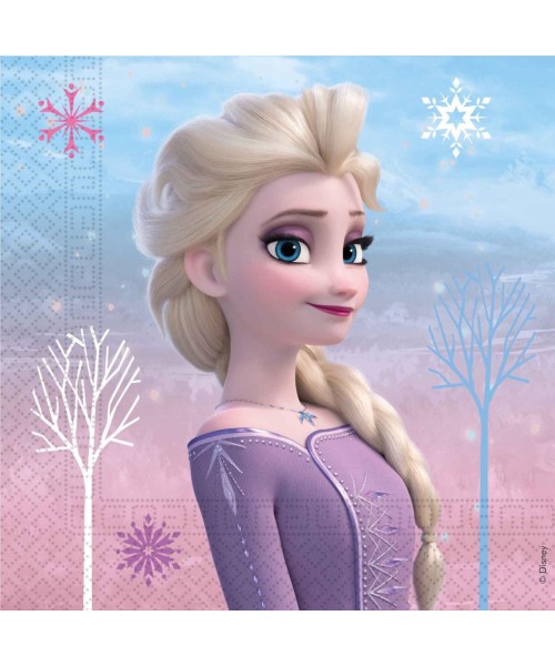 TOVAGLIOLI 33x33 CM FROZEN II WIND SPIRIT 20PZ - L'Officina
