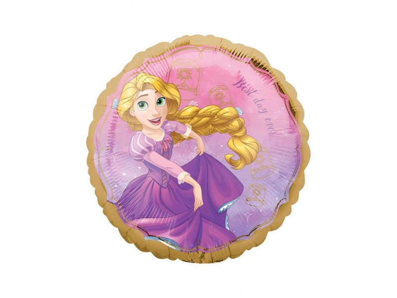 PALLONE MYLAR 18" PRINCIPESSA RAPUNZEL 45CM - L'Officina delle