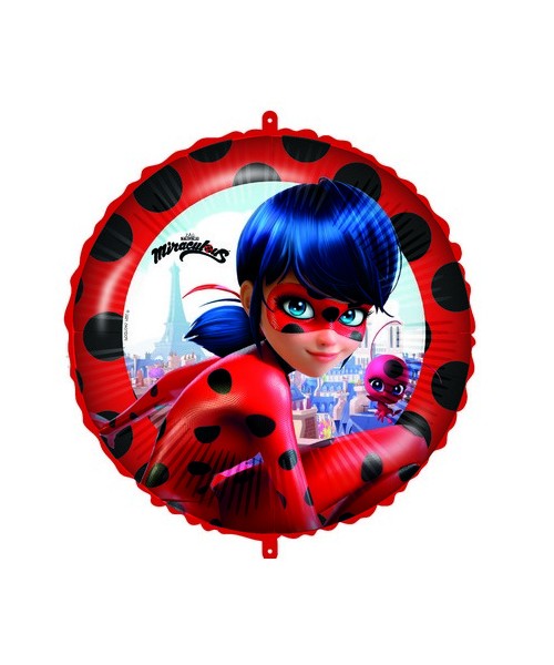 PALLONE MYLAR 18"/45CM MIRACULOUS LADYBUG - L'Officina delle