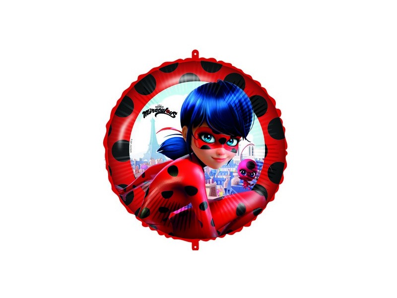 PALLONE MYLAR 18"/45CM MIRACULOUS LADYBUG - L'Officina delle