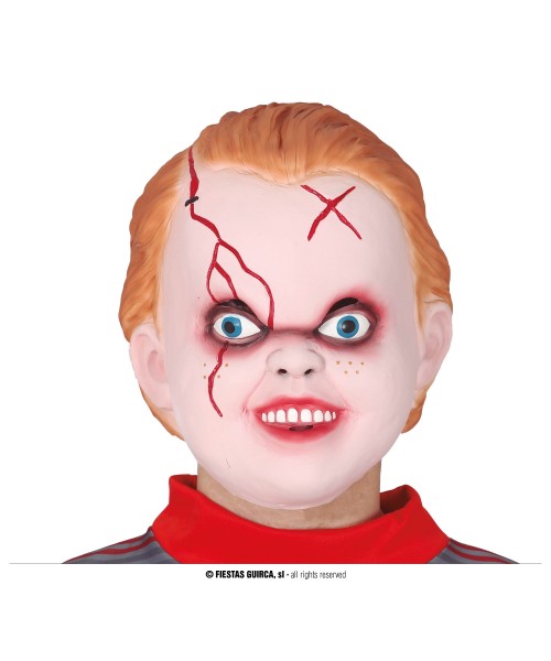 MASCHERA BAMBINO DIABOLICO IN LATTICE - L'Officina delle feste