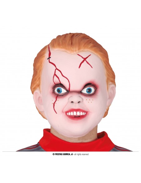 MASCHERA BAMBINO DIABOLICO IN LATTICE - L'Officina delle feste