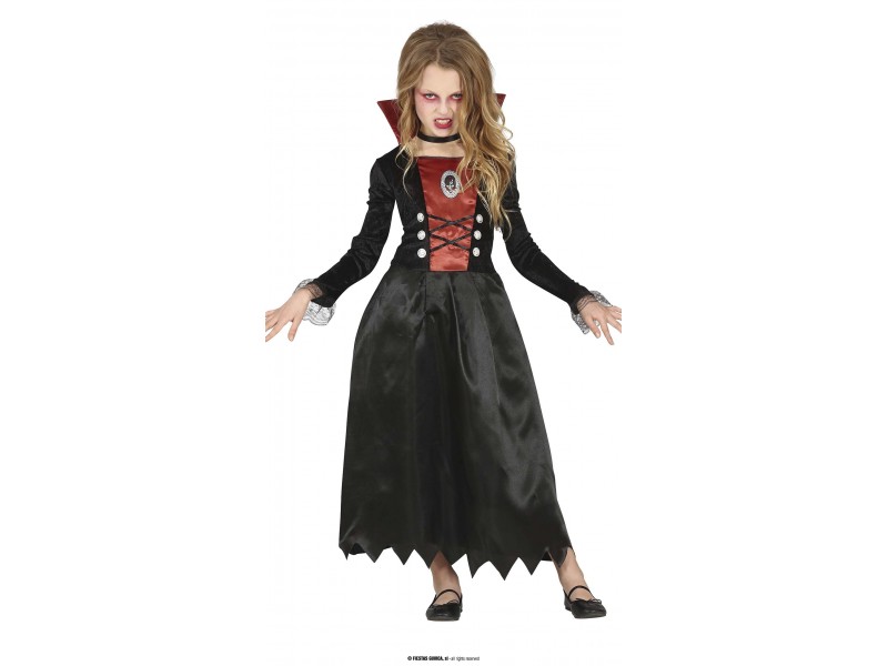 COSTUME VAMPIRA BAMBINA 3-4 ANNI - L'Officina delle feste