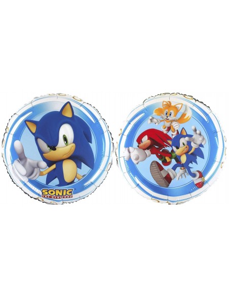 PALLONE MYLAR 18" SONIC & FRINDS 45CM - L'Officina delle feste