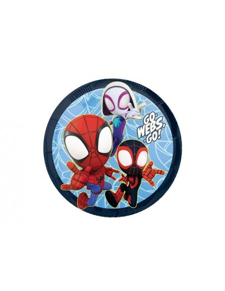 PALLONE MYLAR 18" SPIDY & FRIENDS 45CM 1PZ - L'Officina delle