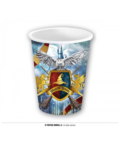 6 BICCHIERI CARTA MAGO 240ML - L'Officina delle feste