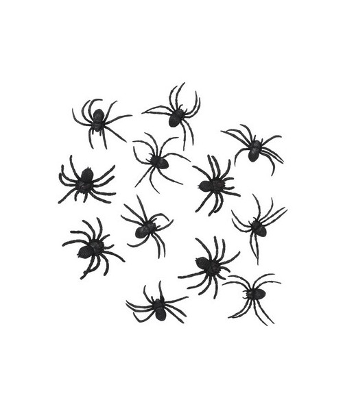 RAGNI IN PLASTICA 12PZ 8 CM - L'Officina delle feste