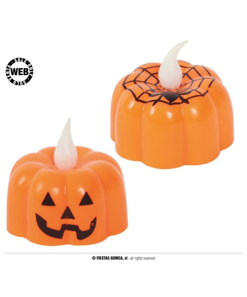 CANDELA LED ZUCCA 4 CM - L'Officina delle feste